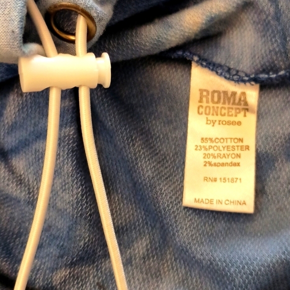 Roma Concept Tye Dye Crop - Picture 4 of 4